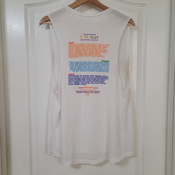 Coachella Concert Tank Top Size XL - Picture 3 of 8